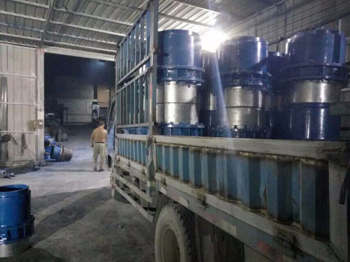 套筒補償器發(fā)貨現場